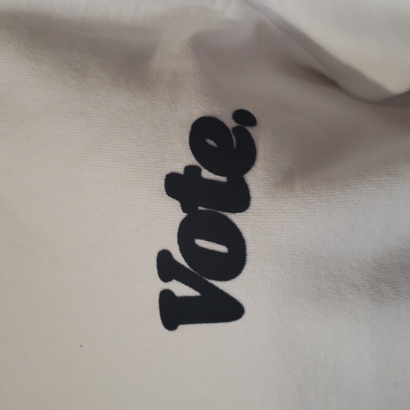 talentless Vote White Hoodie NWOT - Picture 3 of 10